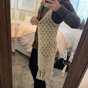 American Rag crochet sweater